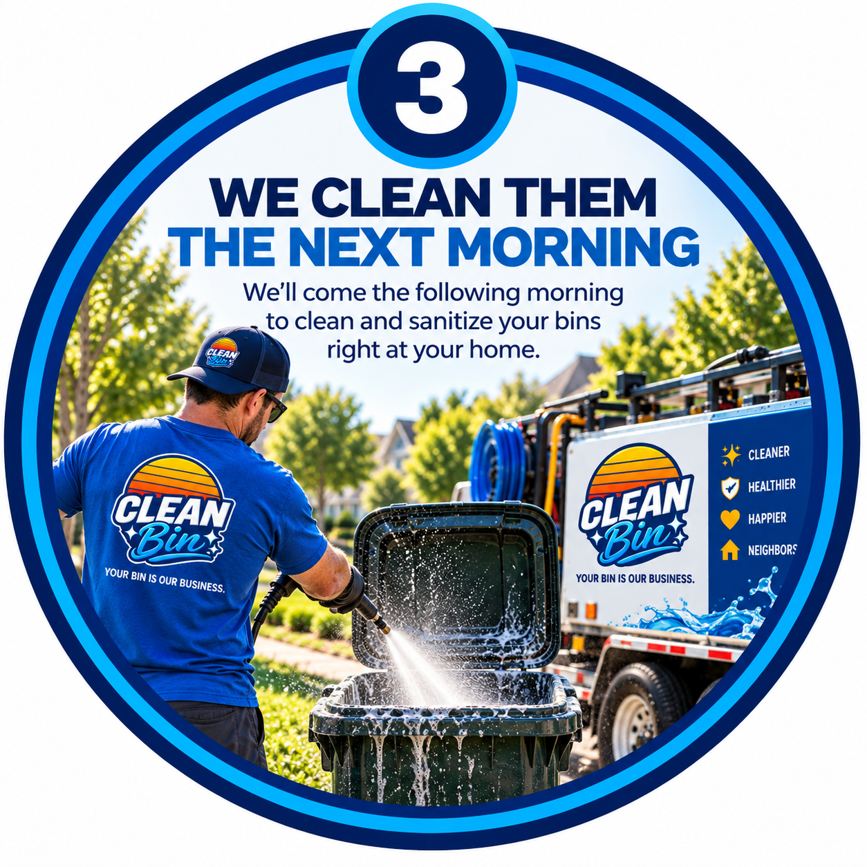 We Clean Them The Next Morning